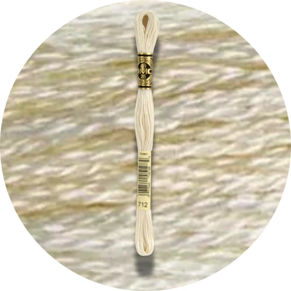 DMC Mouliné Spécial 25 Broderigarn, Ensfarvet, Neutrale nuancer